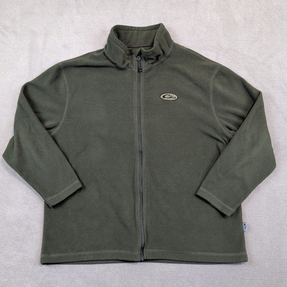 Drake Clothing Co Gorpcore Full Zip Fleece Jacket 14 Olive Green Outdoor Utility